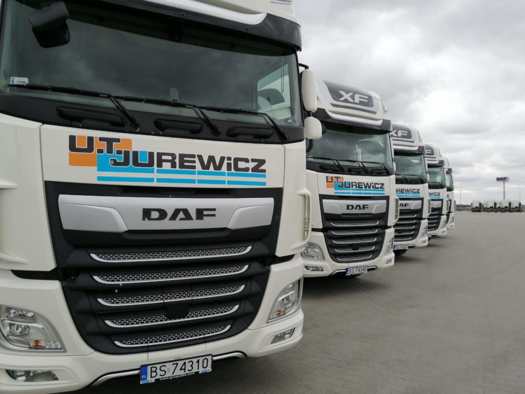 Wydanie pojazdów DAF dla firmy UT Jurewicz