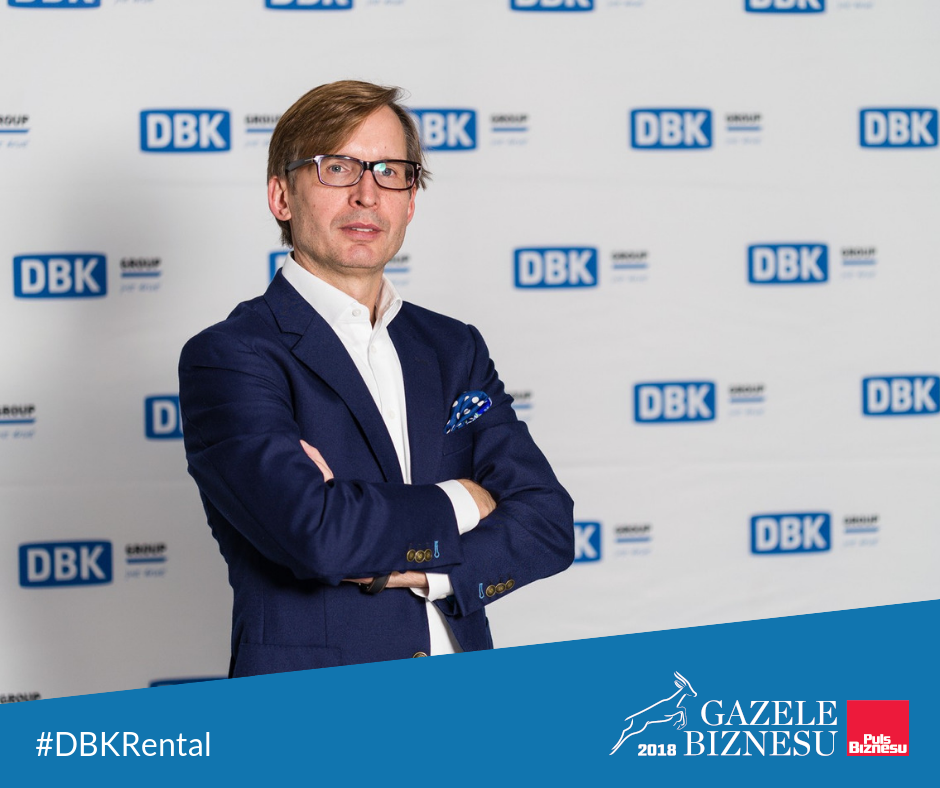DBK Rental z tytułem Gazeli Biznesu w 2018 roku
