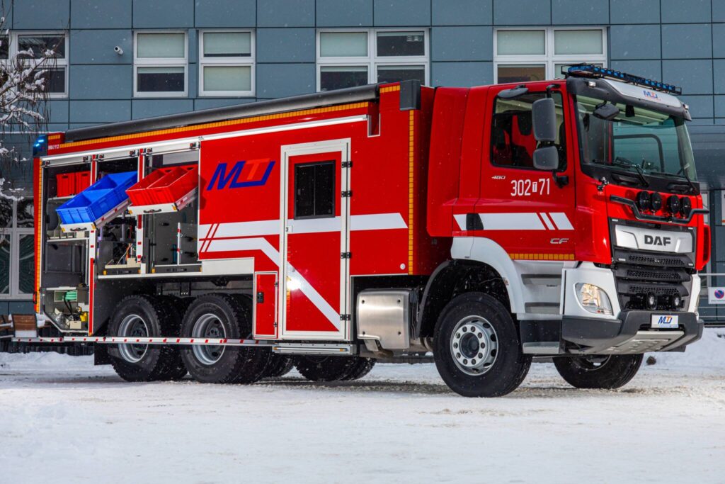 DAF CF 480 jako pojazd straży pożarnej