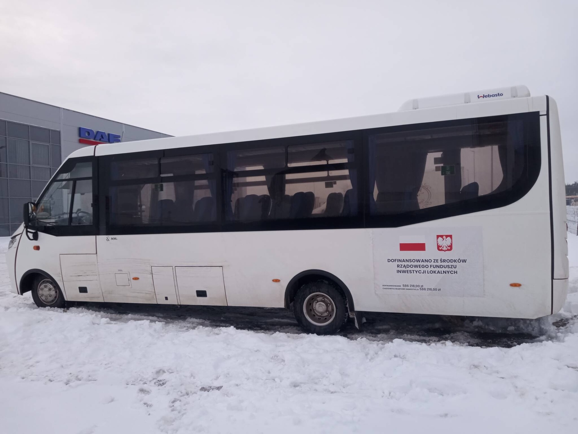 Naprawa blacharsko-lakiernicza autobusu IVECO MMI Thesi – Grupa DBK Suwałki