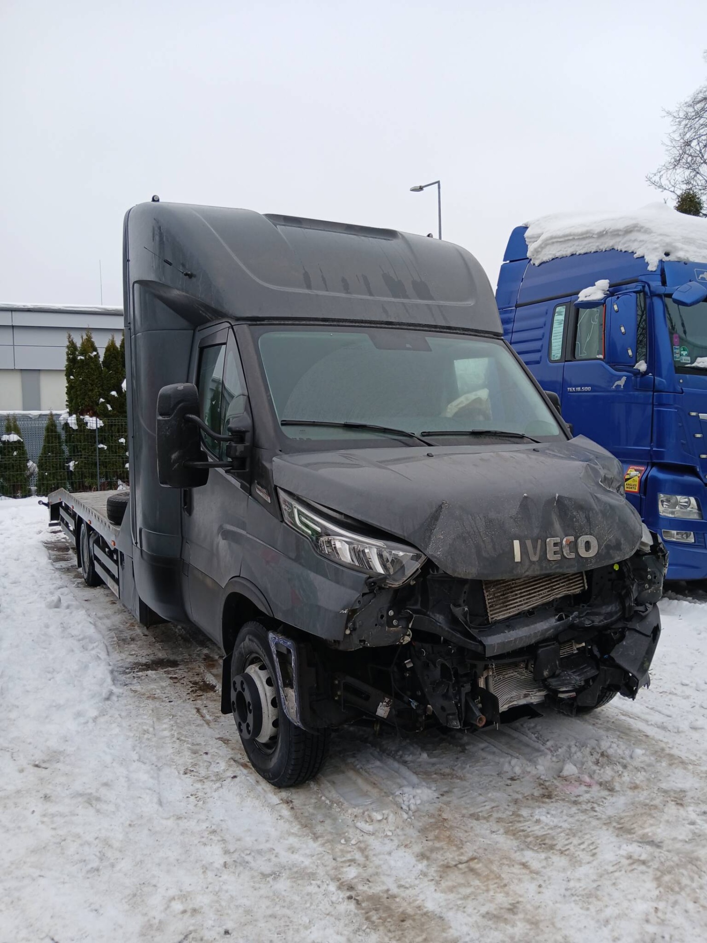 Iveco: Naprawa powypadkowa po zderzeniu czołowym – Olsztyn