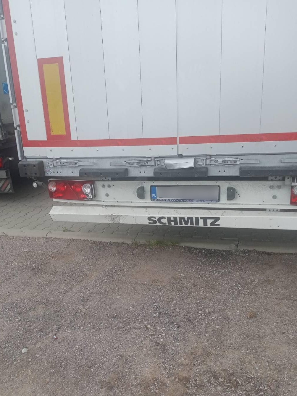 Bezgotówkowa naprawa naczepy Schmitz z polisy Ergo Hestia w Suwałkach