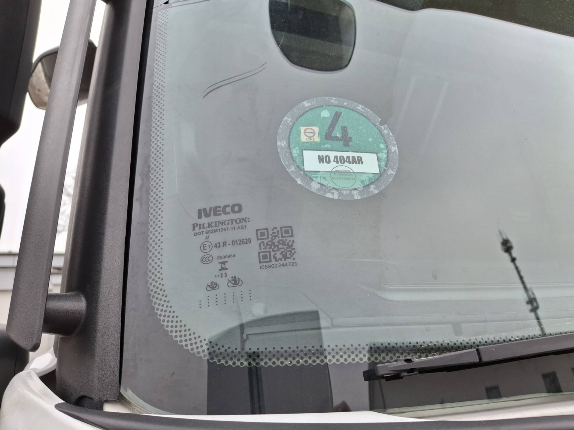 Wymiana szyby Iveco S-WAY z polisy Ergo Hestia w Olsztynie