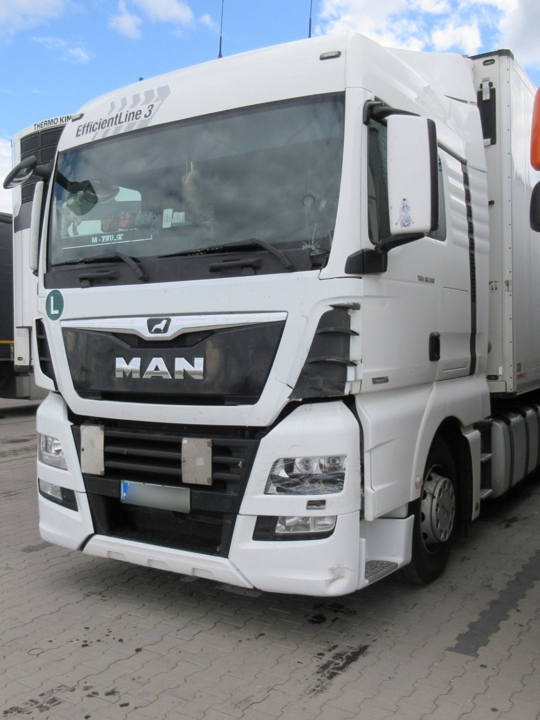 Naprawa powypadkowa MAN TGX – realizacja w DBK Suwałki