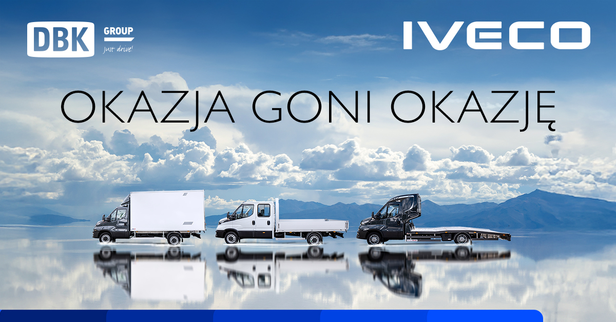 PROMOCJA - Akcja Stary Stok DBK – Leasing od 103,99%* z Iveco Capital