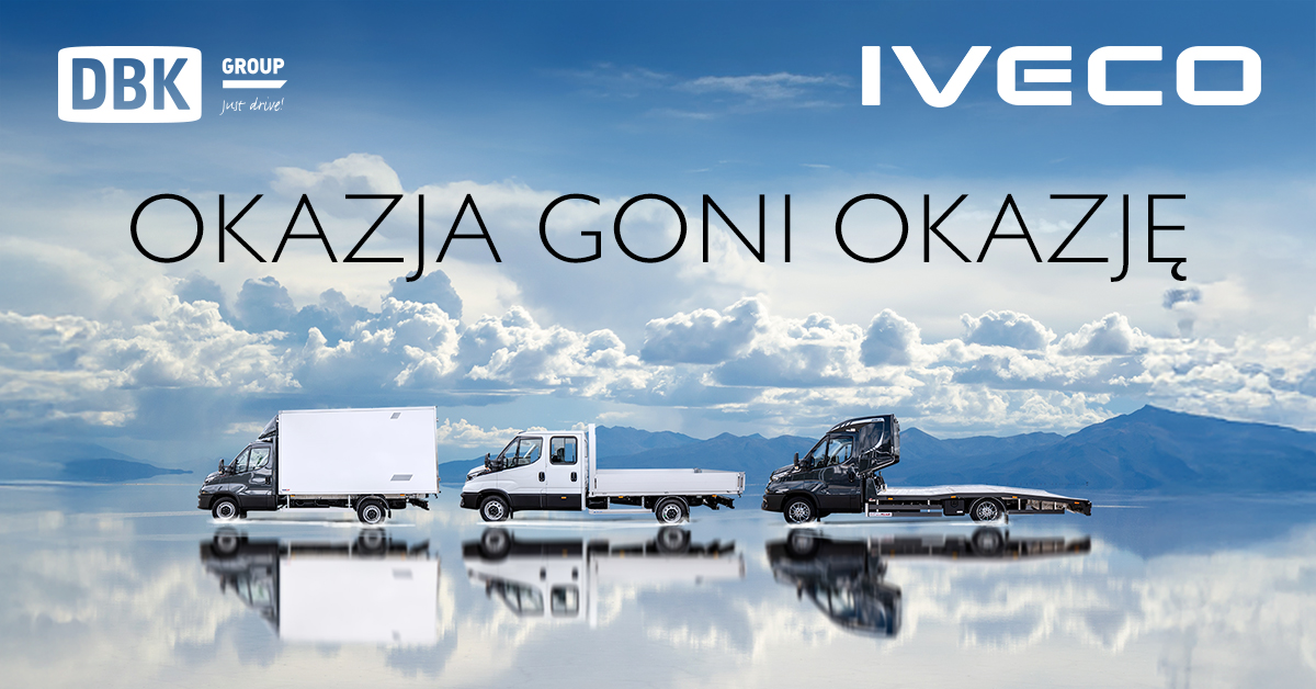 PROMOCJA - Akcja Stary Stok DBK – Leasing od 103,99%* z Iveco Capital