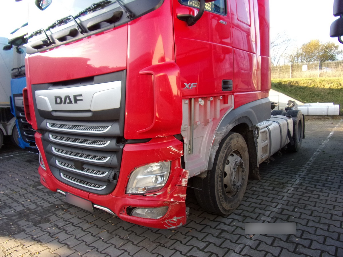 Bezgotówkowa naprawa DAF XF z polisy Ergo Hestia w Gdańsku