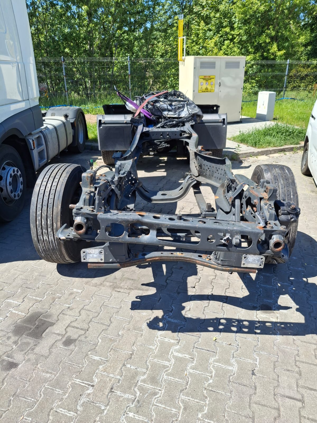 Prostowanie ramy Mercedesa Actrosa – realizacja w DBK Ruda Śląska