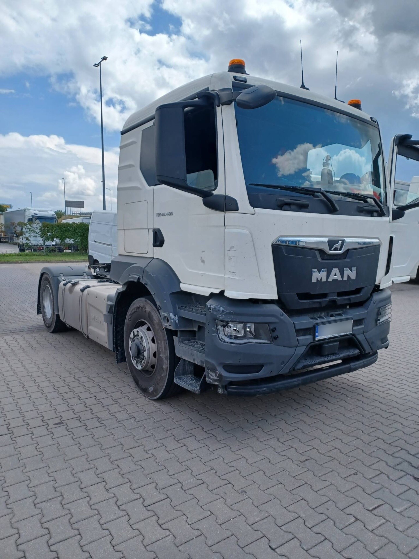 Bezgotówkowa naprawa MAN TGS z polisy Ergo Hestia w Białymstoku