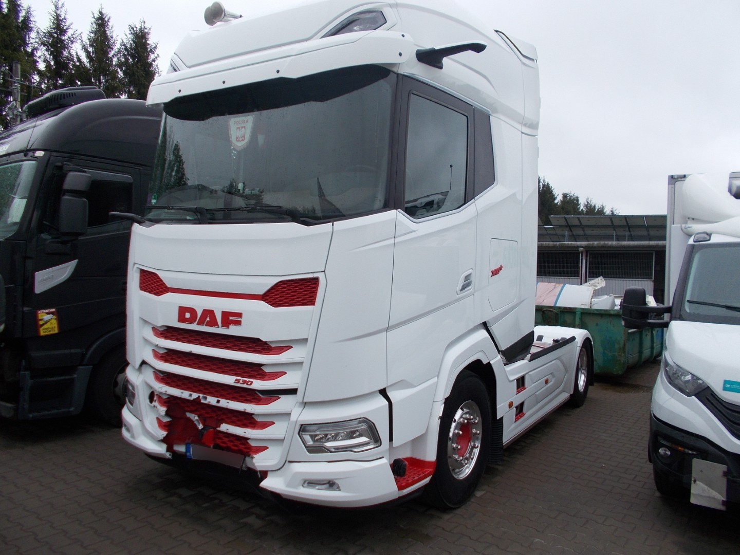 DAF XG+: Naprawa blacharska po zderzeniu ze zwierzęciem – Lublin