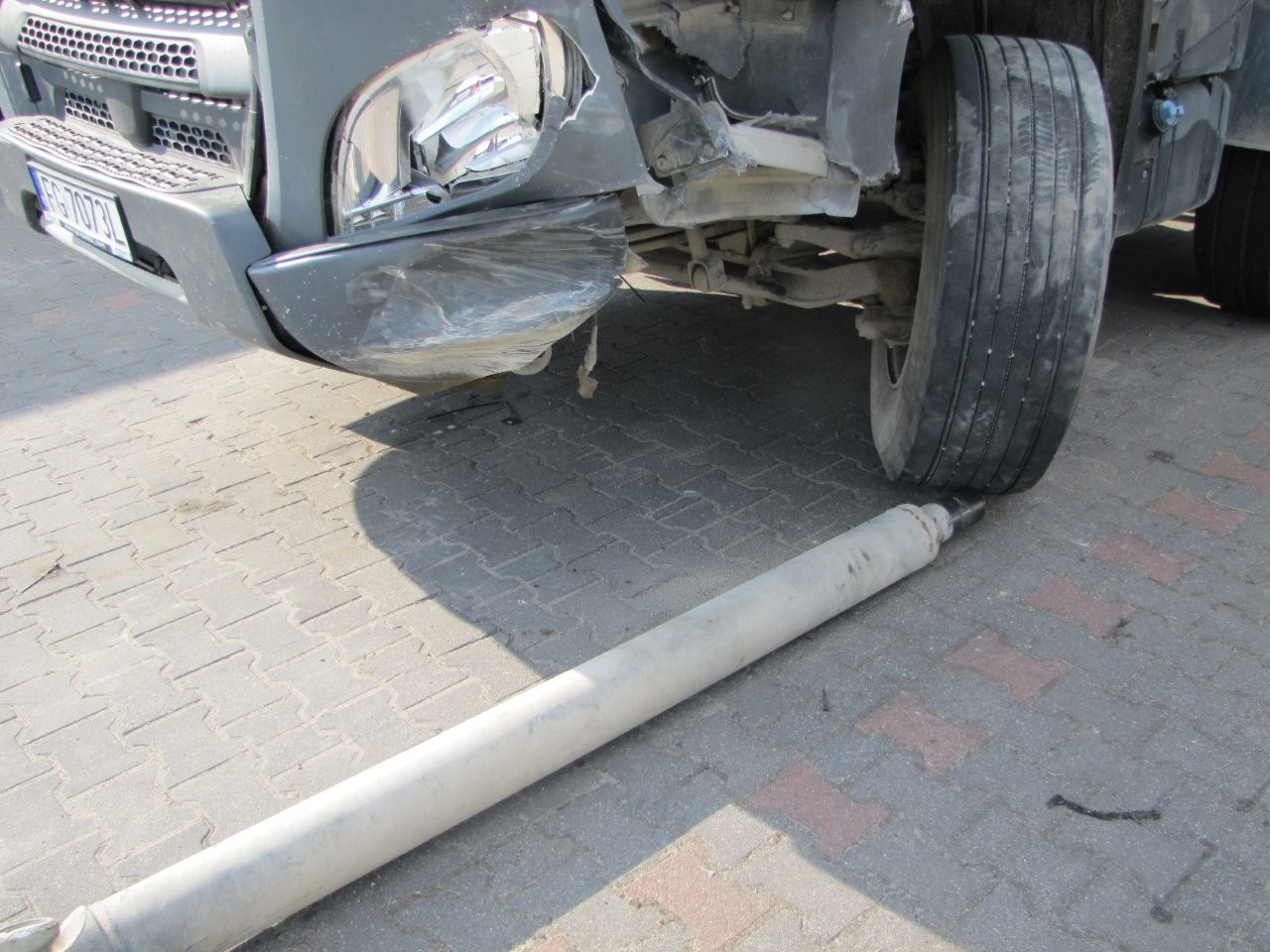 DAF CF: Naprawa powypadkowa po zderzeniu czołowym – Szczecin