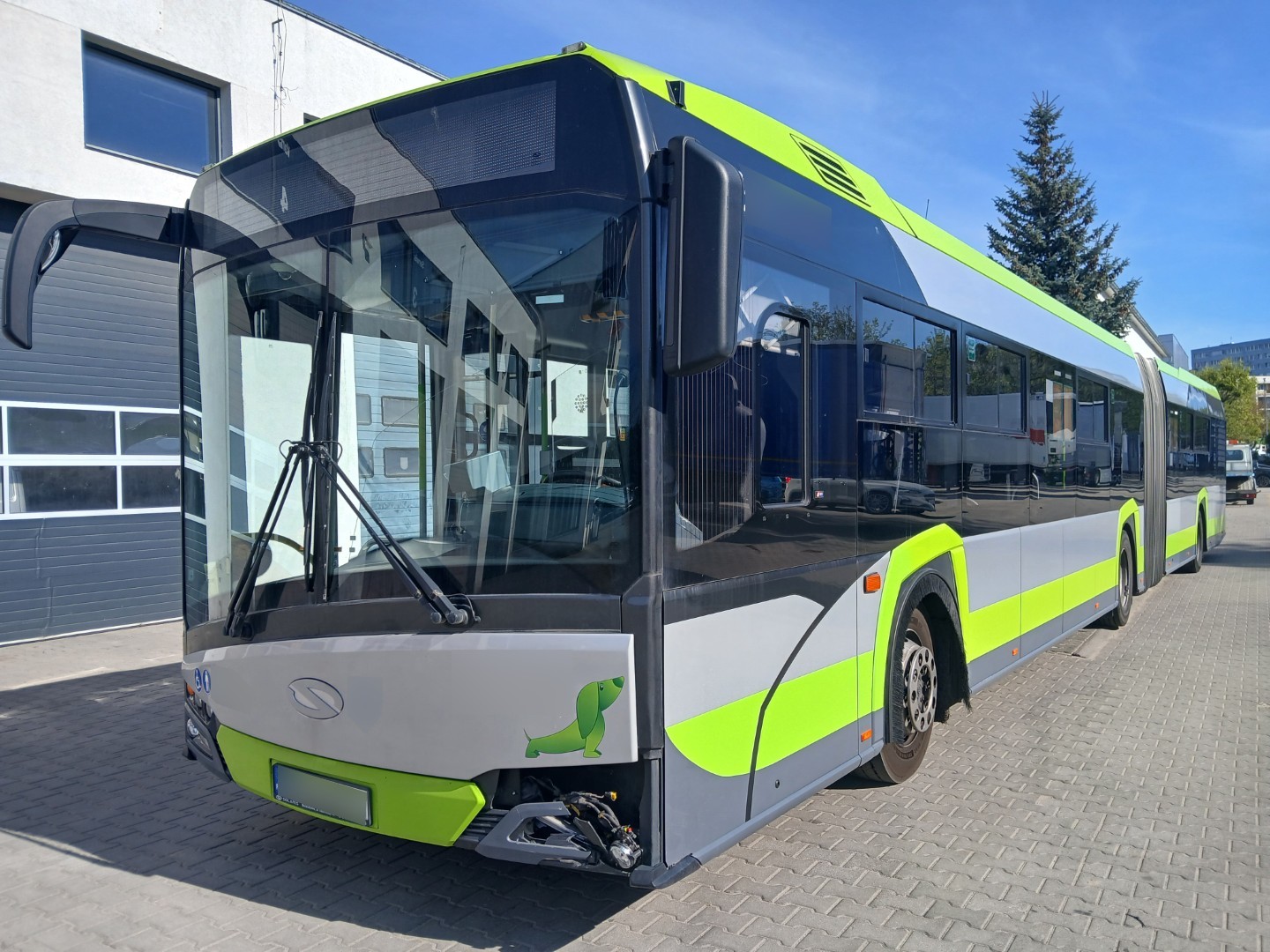 Bezgotówkowa naprawa autobusu Solaris z polisy PZU w Olsztynie